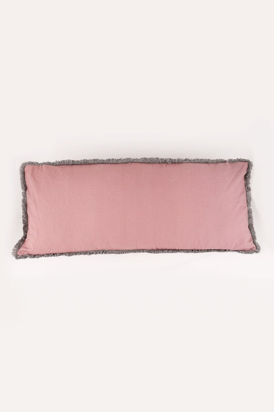 Crimson Lumbar Pillow Cover