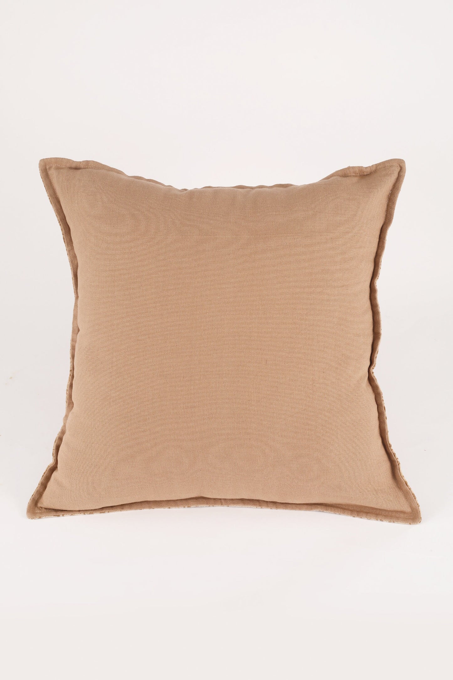 Velvet Pillow Cover | Block Print Cushion Cover | Neutral Boho Throw Pillow | Handmade Velvet Sham | Modern Farmhouse Decor | Zipper Back
