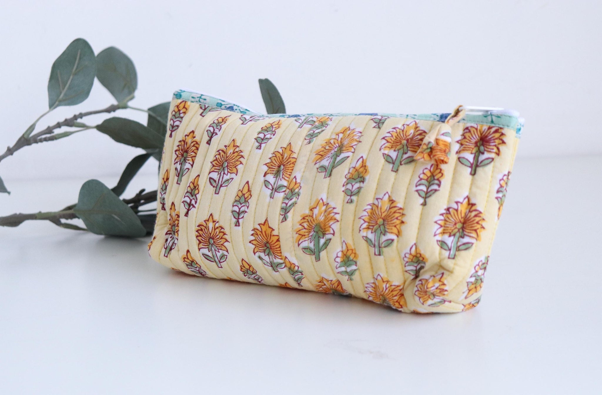 The Everyday Makeup Bag - Yellow