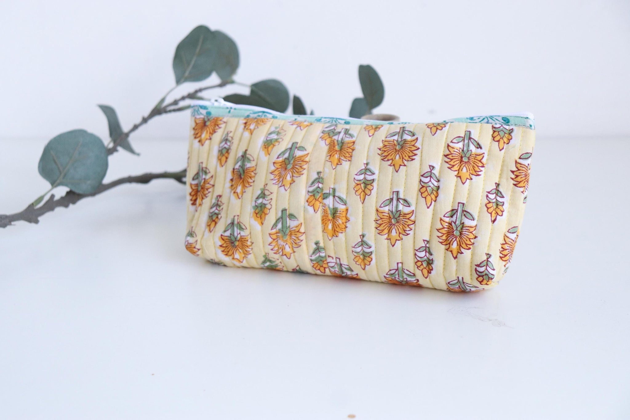 The Everyday Makeup Bag - Yellow