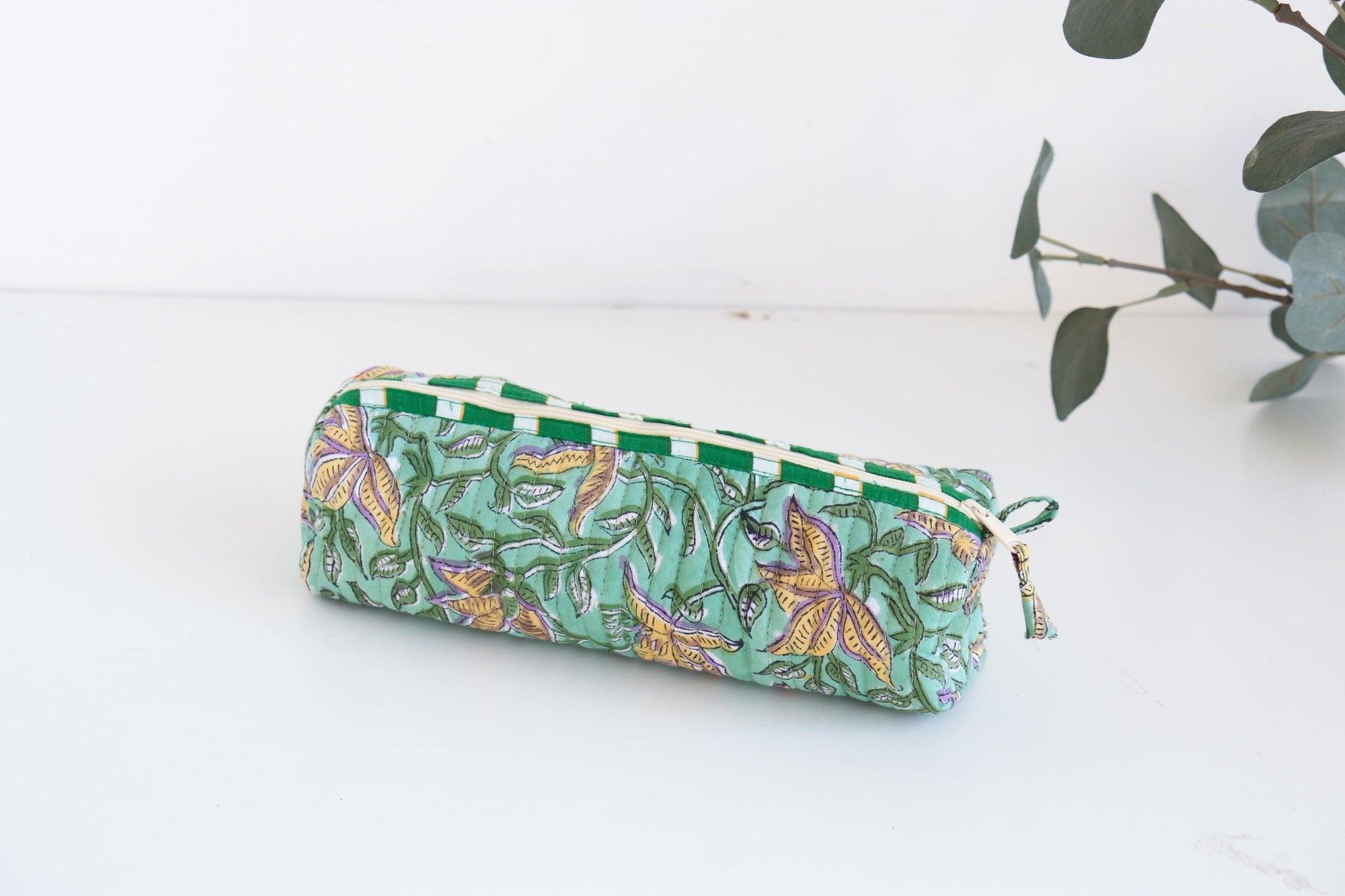 The Quilted Utility Pouch - Green