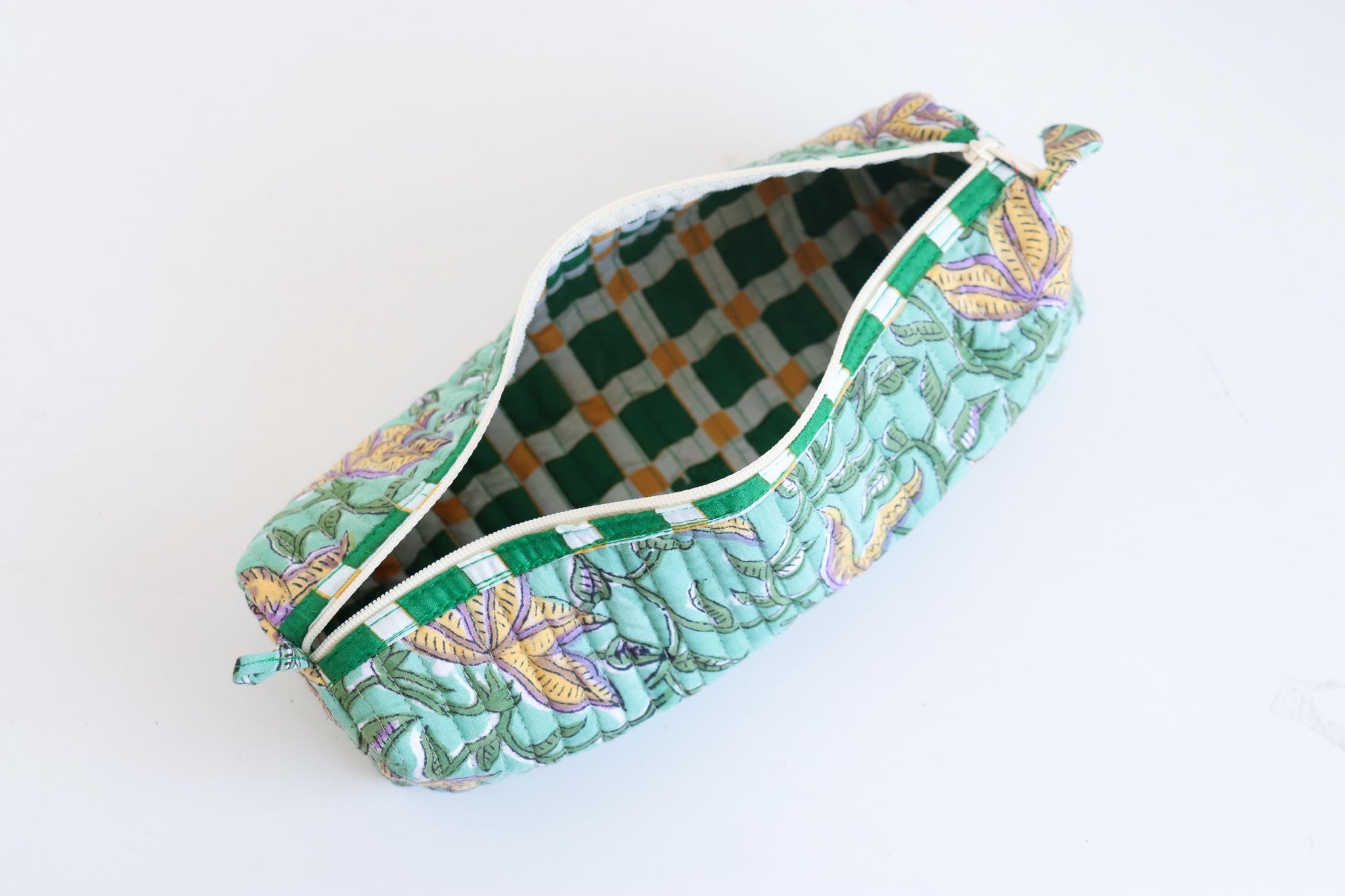 The Quilted Utility Pouch - Green