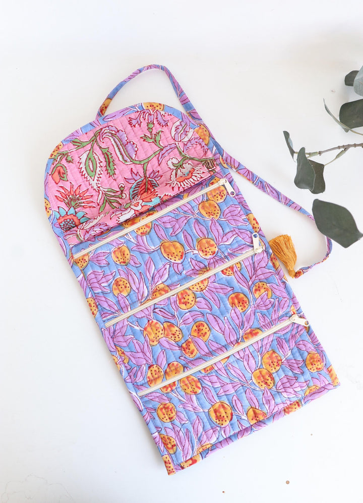 Quilted Jewelry Roll
