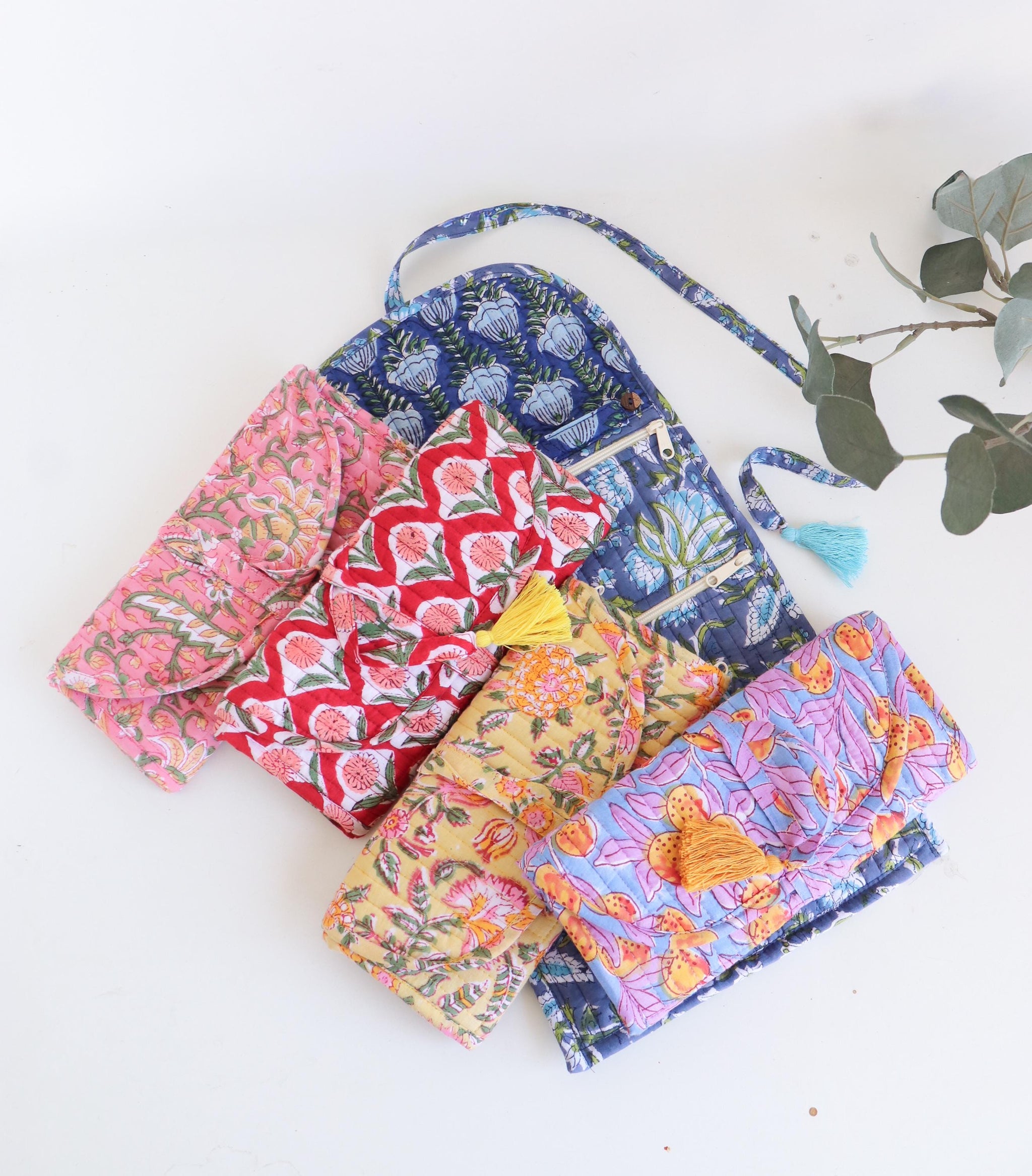 Jewelry Roll | Cotton Jewelry Organizer | Travel Jewelry Case | Roll Up Jewelry Bag with Zipper Pockets, Makeup Brush Case, Toiletry Pouch