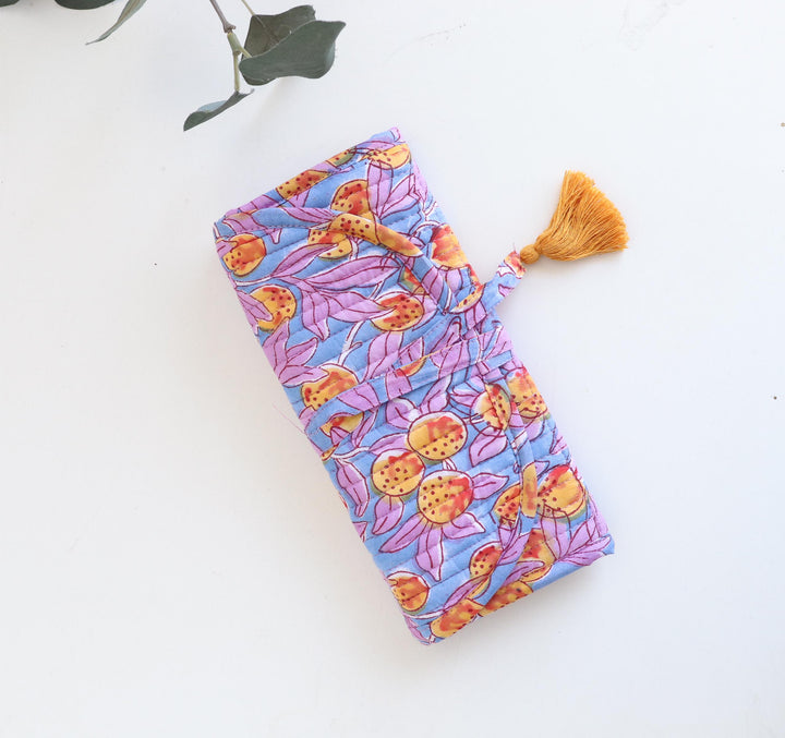 Quilted Jewelry Roll