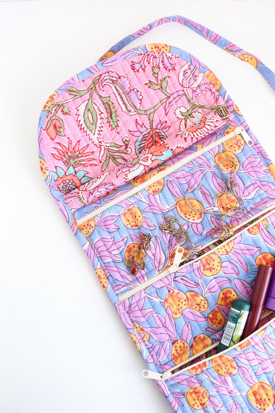 Quilted Jewelry Roll