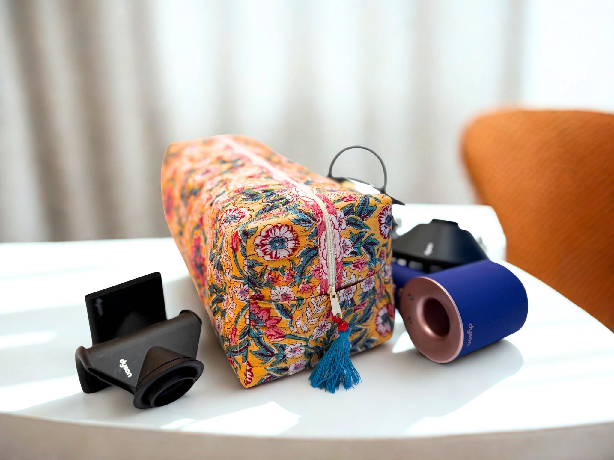 The Airwrap Travel Case - Yellow & Green