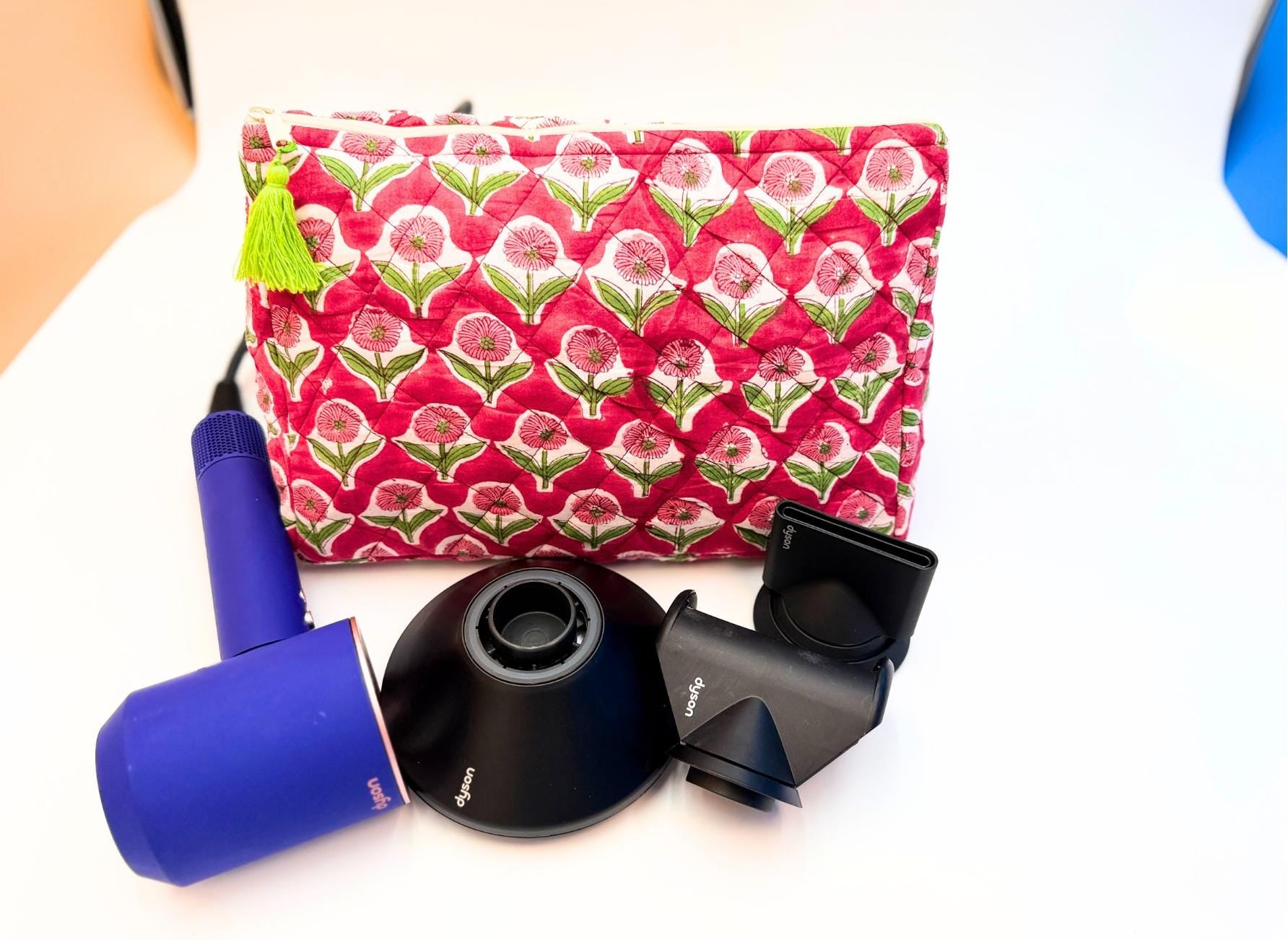 The Triangular Travel Pouch - Red