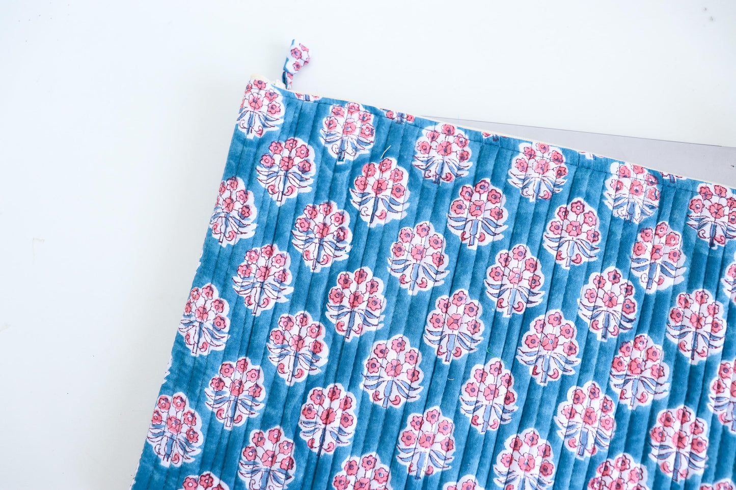 Laptop Sleeve 15-16 in Cotton light Weight Laptop Sleeve-Quilted MacBook Air Case-MacBook Pro Case-Floral Laptop Sleeve-Tablet Sleeve