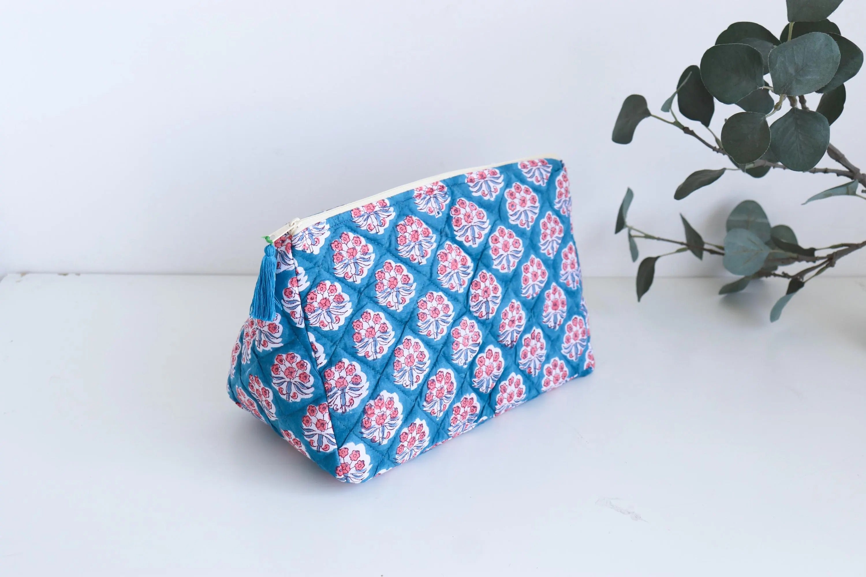 Blue Waterproof Travel Toiletry Bag