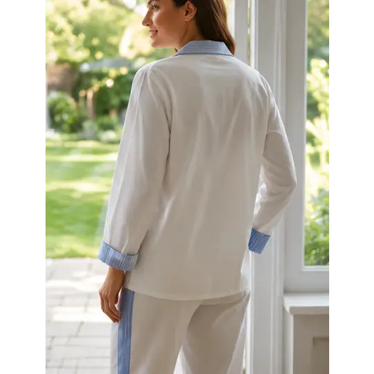 Coastal Retreat Cotton Pajama Set