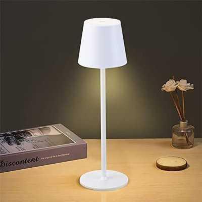 Modern White Rechargeable LED Table Lamp