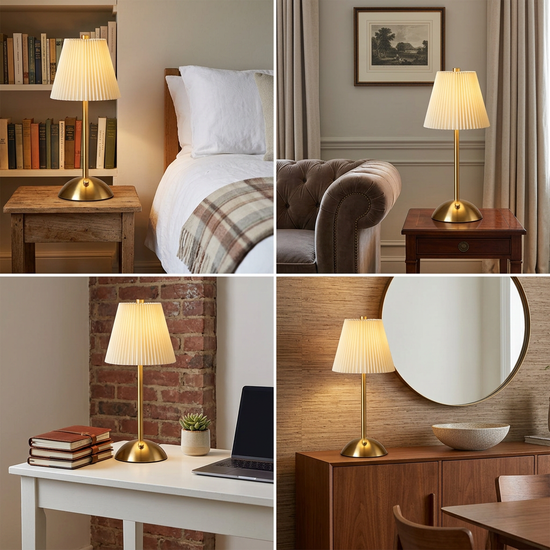 The Éloise Pleated Table Lamp