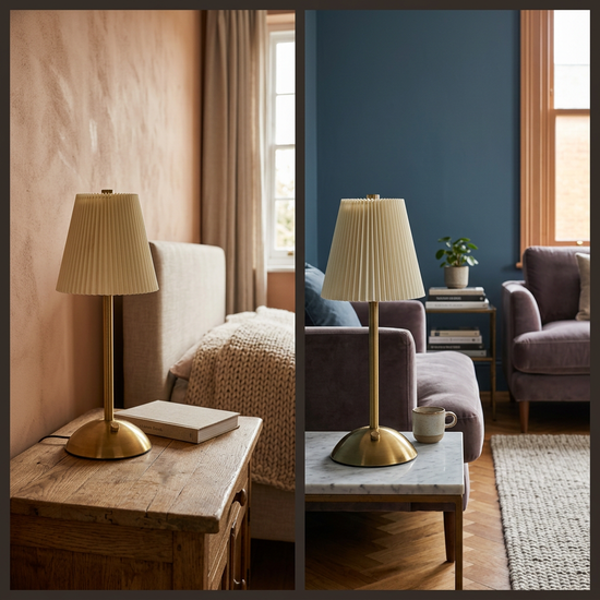 The Éloise Pleated Table Lamp