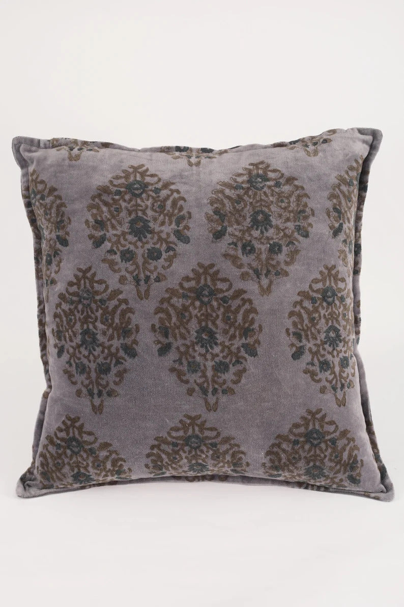 Lavender Grey Pillow Cover
