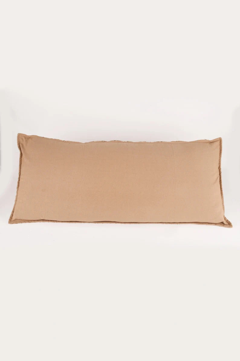 Camel Beige Lumbar Pillow Cover