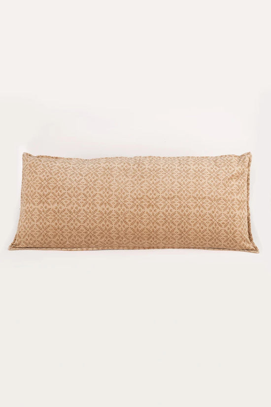Camel Beige Lumbar Pillow Cover