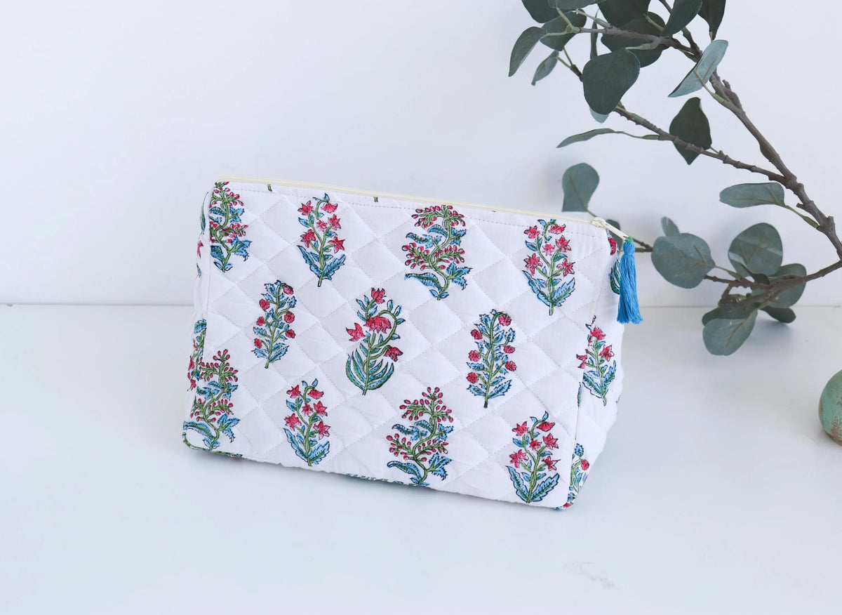 The Triangular Travel Pouch - White