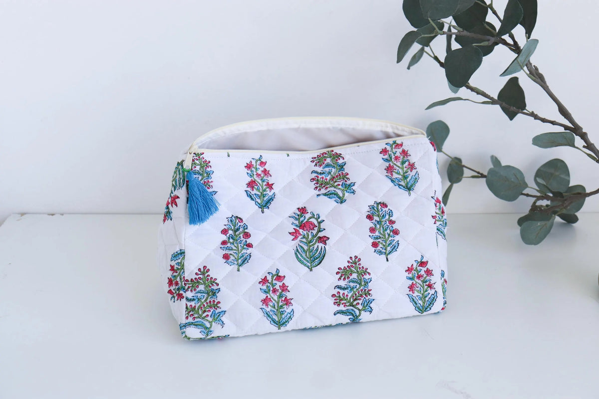 The Triangular Travel Pouch - White