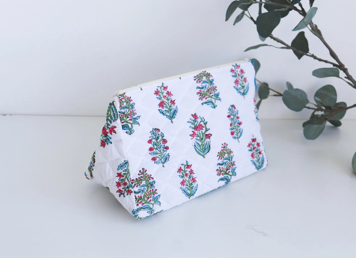 The Triangular Travel Pouch - White