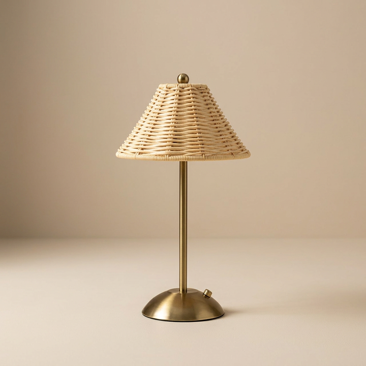 The Aurelia Rattan Table Lamp